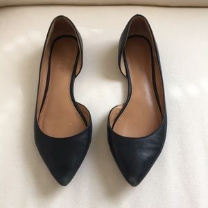 J CREW Black D’Orsay Flats ✨